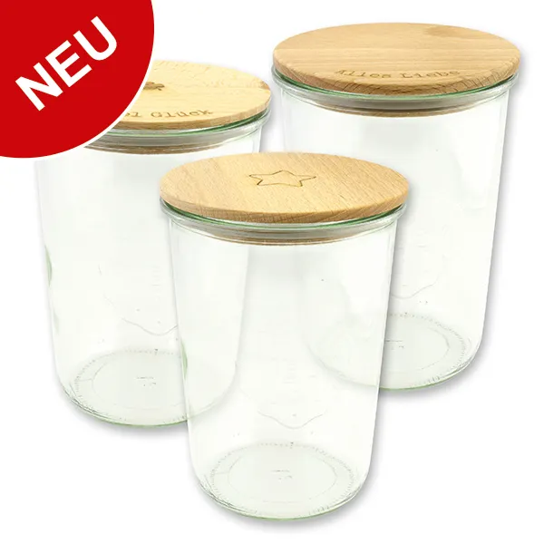 choco-lina-sturzglas-850ml-weck-glas-mit-holzdeckel-graviert image 1
