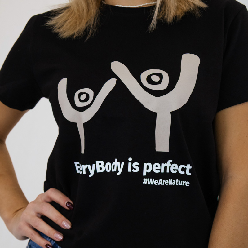 nature-s-finest-everybody-is-perfect-t-shirt-spruch-baumwolle image 2