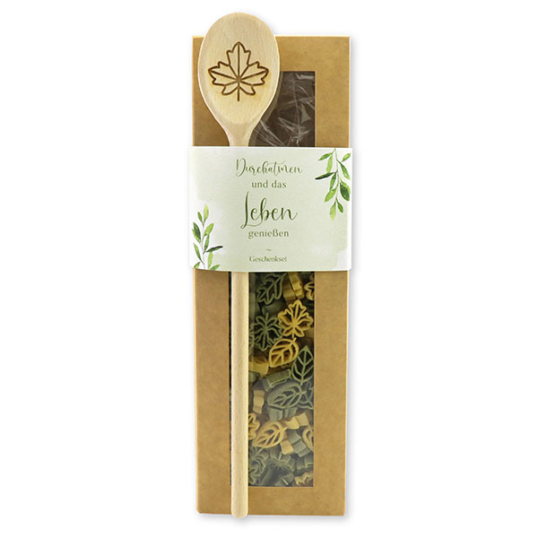 choco-lina-nudeln-geschenkset-durchatmen-nudeln-kochl-ffel-set image 1