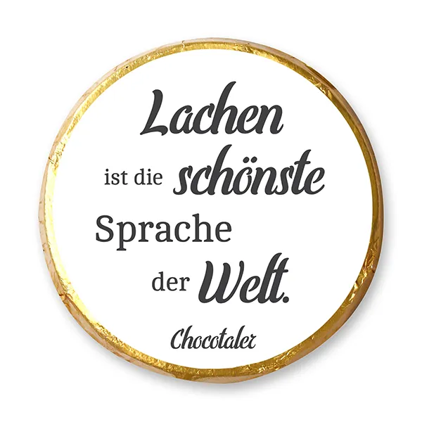 choco-lina-schoko-lachen-ist-die-sch-nste-sprache-chocotaler-schokolade-geschenk image 1