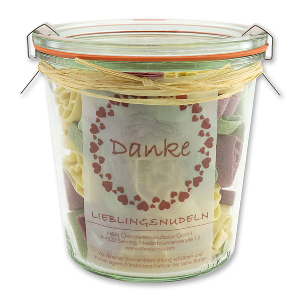 choco-lina-lieblingsnudeln-mix-danke-im-glas-geschenk image 1