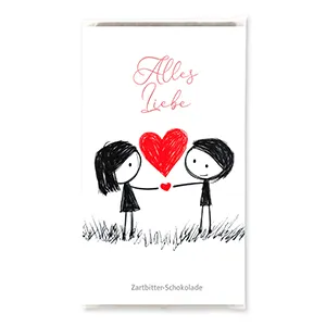 choco-lina-alles-liebe-zartbitterschokolade-schoko-geschenk-2 image 1