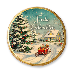 choco-lina-frohe-weihnachten-chocotaler-schokolade image 1