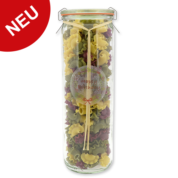 choco-lina-nudeln-lieblingsnudeln-mix-happy-birthday-glas image 1