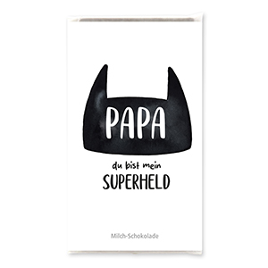 choco-lina-schoko-papa-superheld-milchschokolade-geschenk image 1