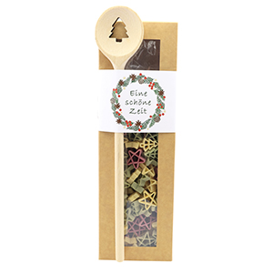 choco-lina-nudeln-geschenkset-eine-sch-ne-zeit-pasta-kochl-ffel image 1
