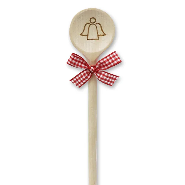 choco-lina-engel-kochl-ffel-rund-mit-masche-holz image 1