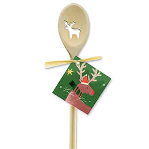 choco-lina-k-chenhelfer-hirsch-kochl-ffel-oval-frohes-fest-holz image 1