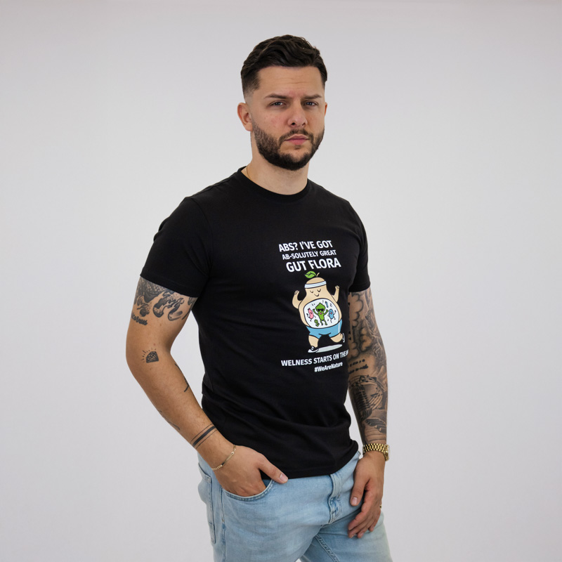 nature-s-finest-gut-flora-t-shirt-spruch-wei-baumwolle image 4