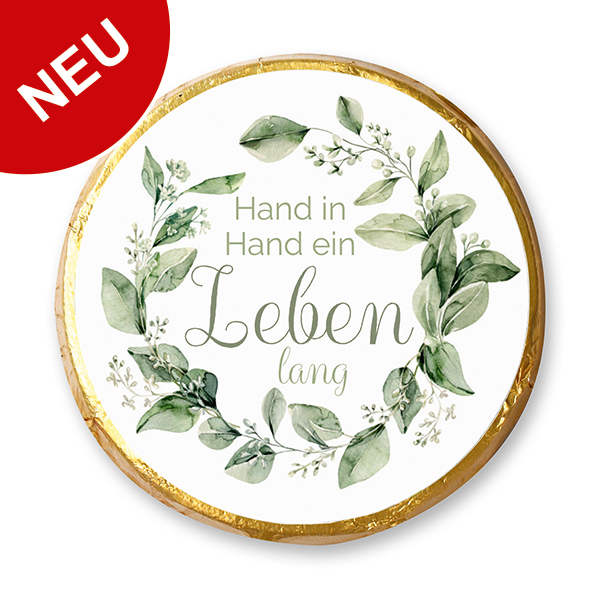 choco-lina-chocotaler-hand-in-hand-schoko-taler-einzeln image 1