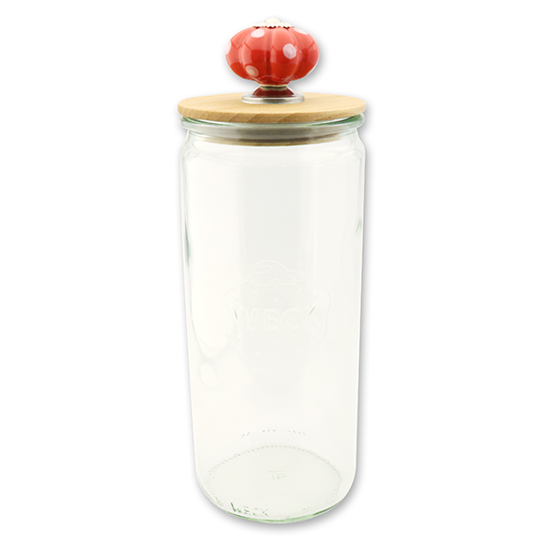 choco-lina-k-chenhelfer-weck-glas-holzdeckel-1040ml-glas image 1