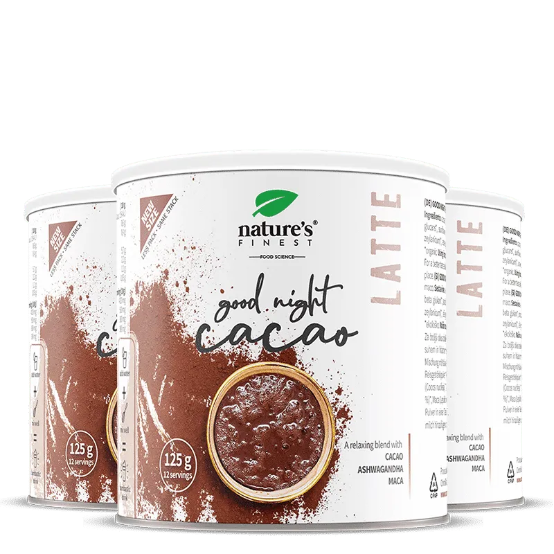 nature-s-finest-good-night-latte-kakaopulver-paket-ashwagandha image 1