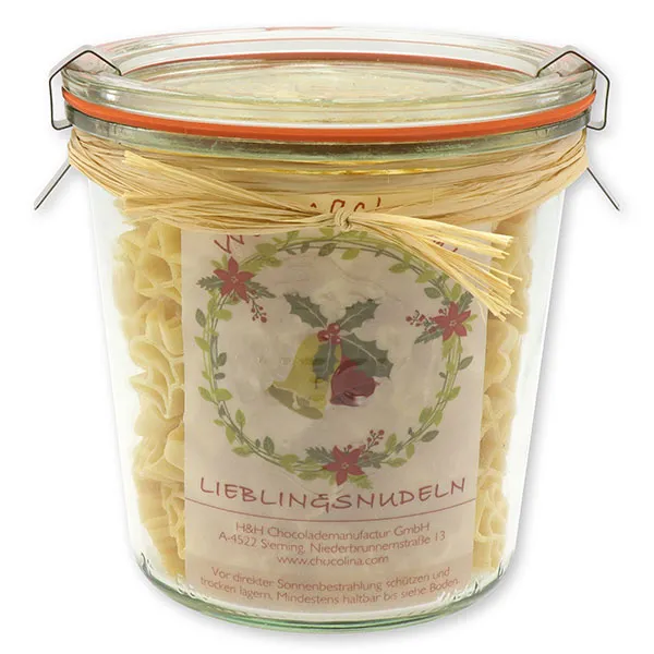 choco-lina-lieblingsnudeln-weihnachtszeit-nudeln-glas image 1