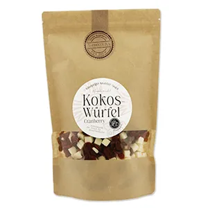choco-lina-feine-knabberei-kokosw-rfel-cranberry-snack-vegan image 1