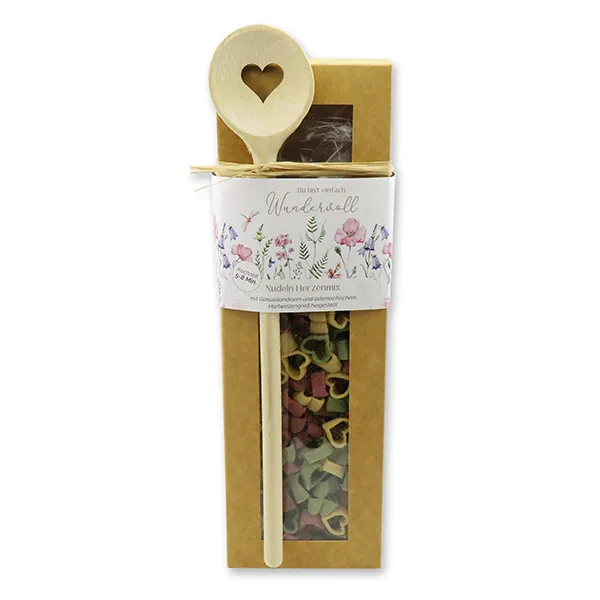 choco-lina-du-bist-wundervoll-nudeln-geschenkset-kochl-ffel image 1