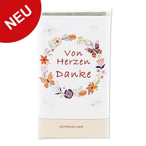 choco-lina-schoko-von-herzen-danke-milchschokolade-tafel image 1