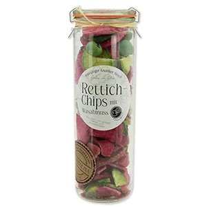 choco-lina-naschen-rettich-chips-feine-knabberei image 1