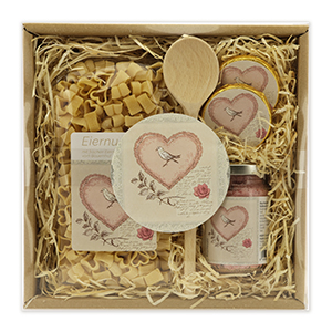 choco-lina-taube-herz-rosa-schoko-geschenkset-pralinenbox image 1