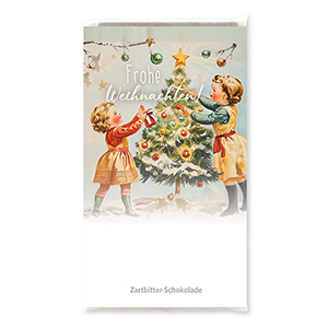 choco-lina-frohe-weihnachten-zartbitterschokolade-tafel-geschenk image 1