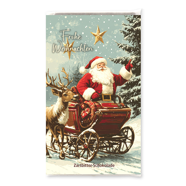 choco-lina-schoko-frohe-weihnachten-santa-zartbitter-tafel image 1