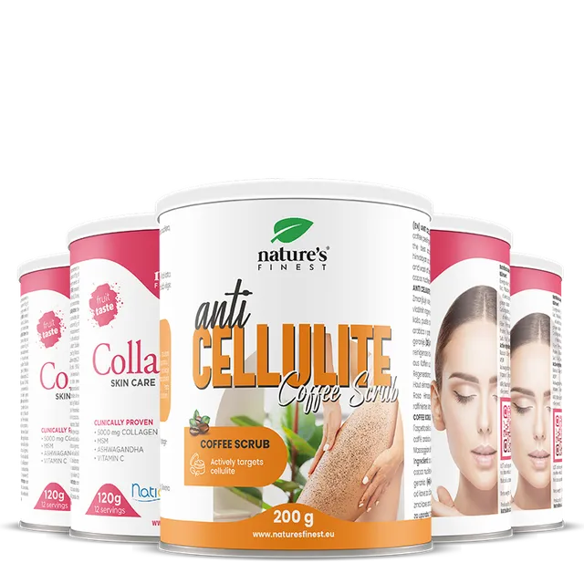 nature-s-finest-collagen-skincare-pulver-4x-kaffeepeeling-set image 1