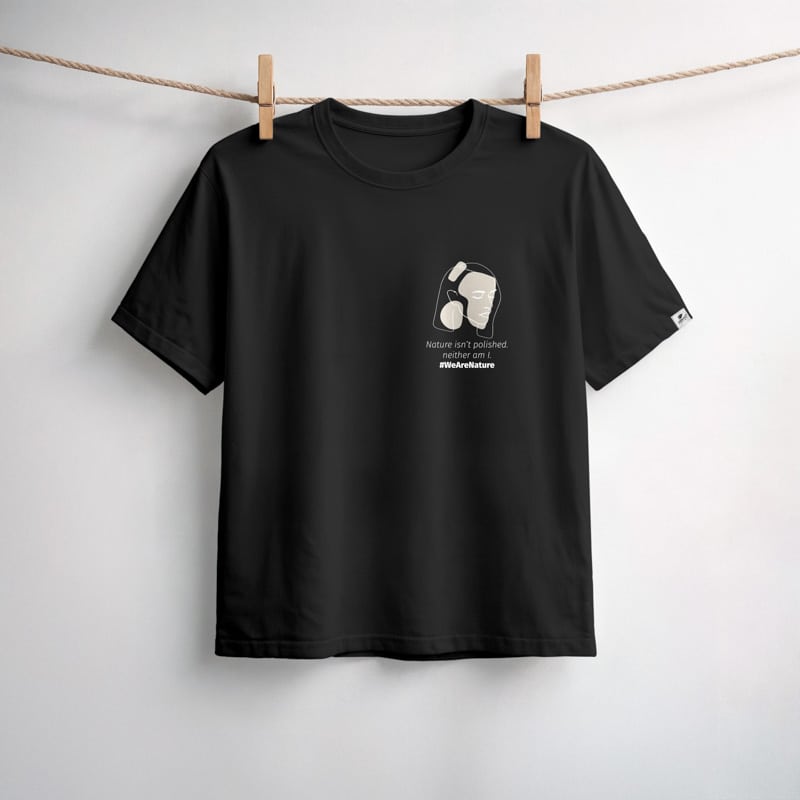 nature-s-finest-nature-isn-t-polished-t-shirt-spruch image 1