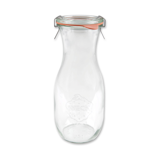 choco-lina-k-chenhelfer-weck-einmachglas-530ml-saftflasche-6er-set image 1