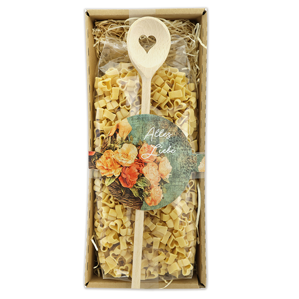 choco-lina-nudeln-nudelset-geschenkbox-alles-liebe-blumenkorb image 1