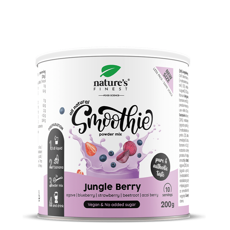 nature-s-finest-jungle-berry-smoothie-pulver-beere-vegan image 1