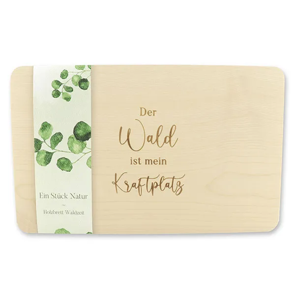 choco-lina-k-chenhelfer-holzbrett-der-wald-ist-mein-kraftplatz image 1
