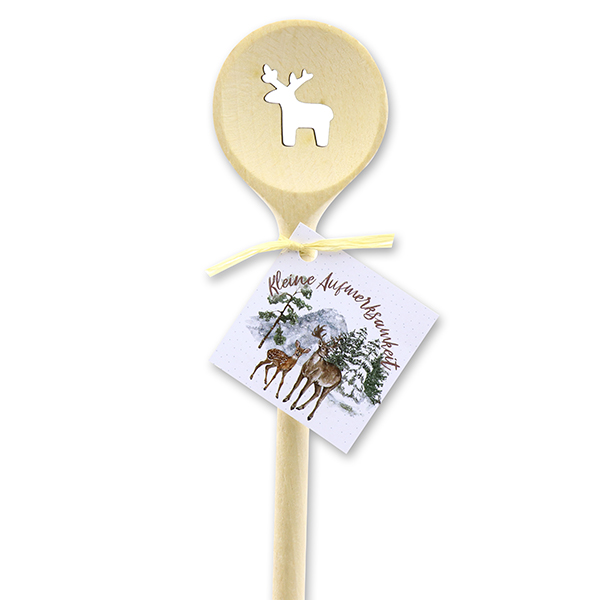 choco-lina-hirsch-kochl-ffel-rund-holzl-ffel-geschenk image 1