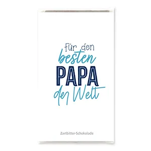 choco-lina-schoko-zartbitterschokolade-f-r-den-besten-papa-tafel image 1