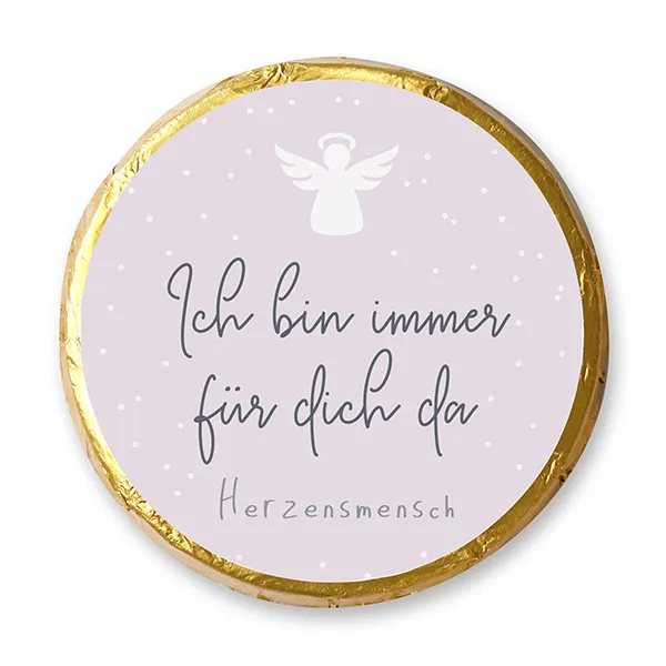 choco-lina-schoko-chocotaler-ich-bin-immer-f-r-dich-da-geschenk image 1