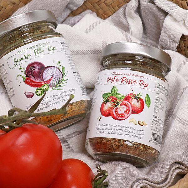 choco-lina-gew-rze-pesto-rosso-dip-tomaten image 2