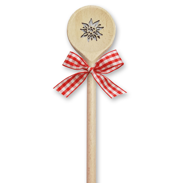 choco-lina-k-chenhelfer-kochl-ffel-edelwei-rund-mit-masche image 1