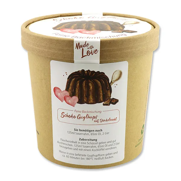 choco-lina-kochen-backmischung-schoko-guglhupf-dinkelmehl image 1