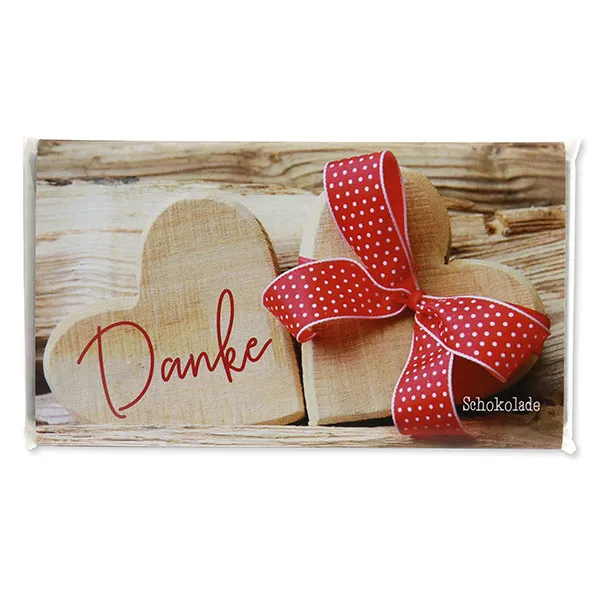 choco-lina-schoko-danke-zartbitterschokolade-tafel image 1