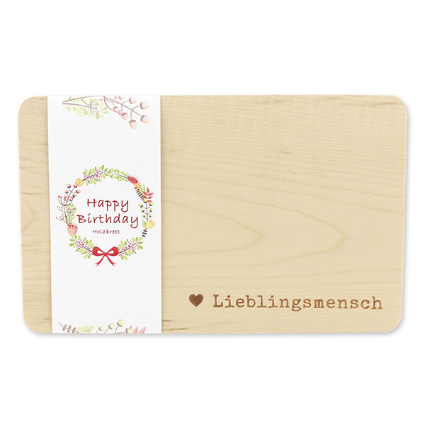 choco-lina-holzbrett-lieblingsmensch-graviert-happy-birthday-geschenk image 1