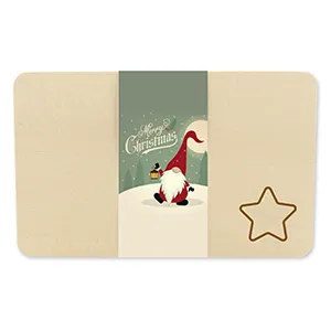 choco-lina-holzbrett-stern-merry-christmas-schneidebrett image 1