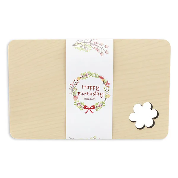 choco-lina-holzbrett-mit-blume-happy-birthday-fr-hst-cksbrett image 1