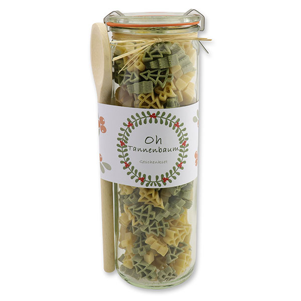 choco-lina-nudeln-geschenkset-mit-kochl-ffel-oh-tannenbaum image 1