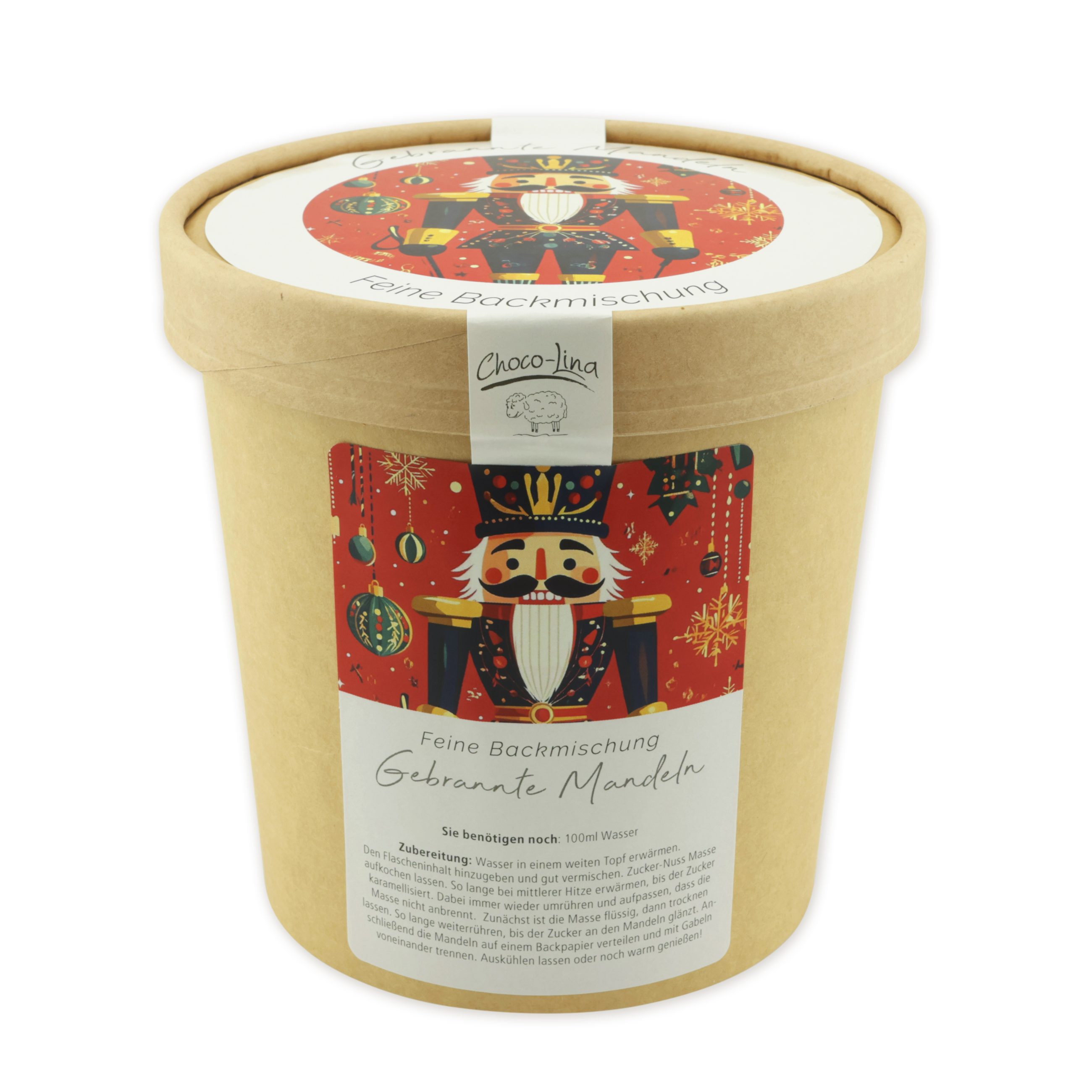 choco-lina-gebrannte-mandeln-backmischung-im-becher-weihnachten image 1
