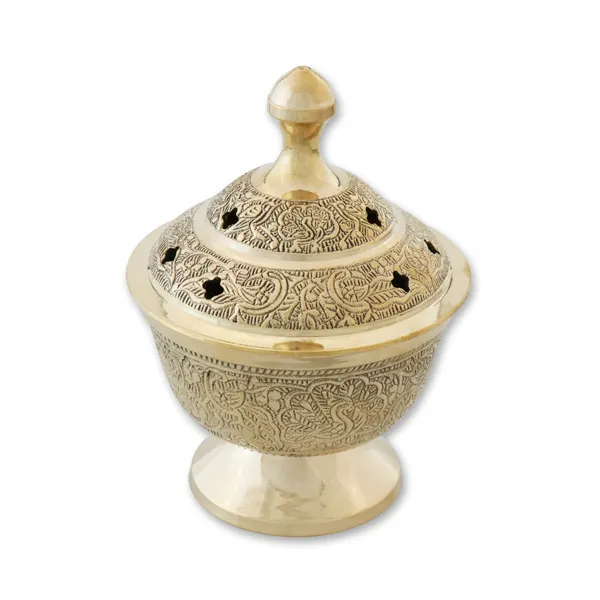 choco-lina-weihrauchgef-8cm-messing-f-r-kohle-r-uchern image 1