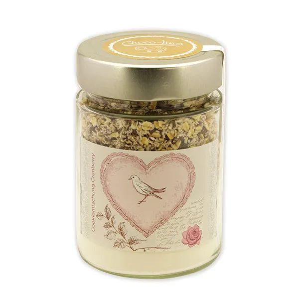 choco-lina-kochen-backen-cookie-backmischung-cranberry-taube-herz image 1