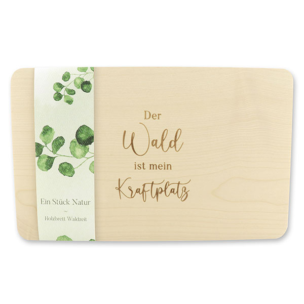 choco-lina-k-chenhelfer-holzbrett-der-wald-ist-mein-kraftplatz image 1
