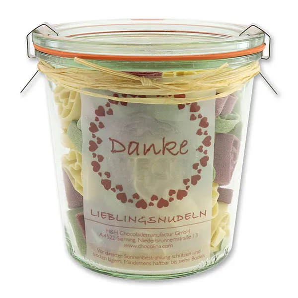 choco-lina-lieblingsnudeln-mix-danke-im-glas-geschenk image 1
