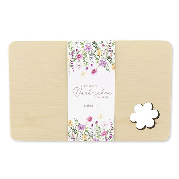 choco-lina-k-chenhelfer-holzbrett-mit-blume-dankesch-n-brettchen image 1