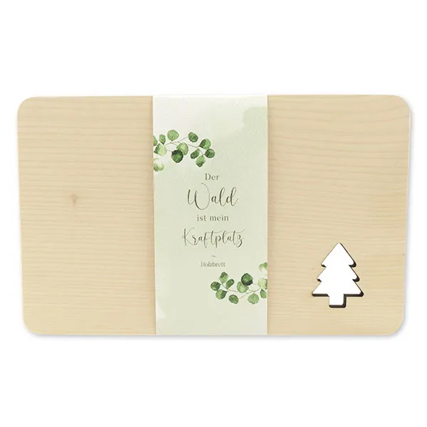 choco-lina-k-chenhelfer-holzbrett-tannenbaum-wald-kraftplatz image 1