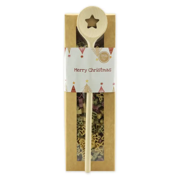 choco-lina-nudeln-merry-christmas-geschenkset-pasta-mit-kochl-ffel image 1