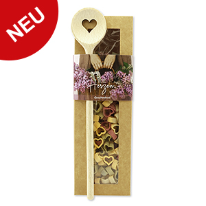 choco-lina-von-herzen-geschenkset-nudeln-mit-kochl-ffel image 1